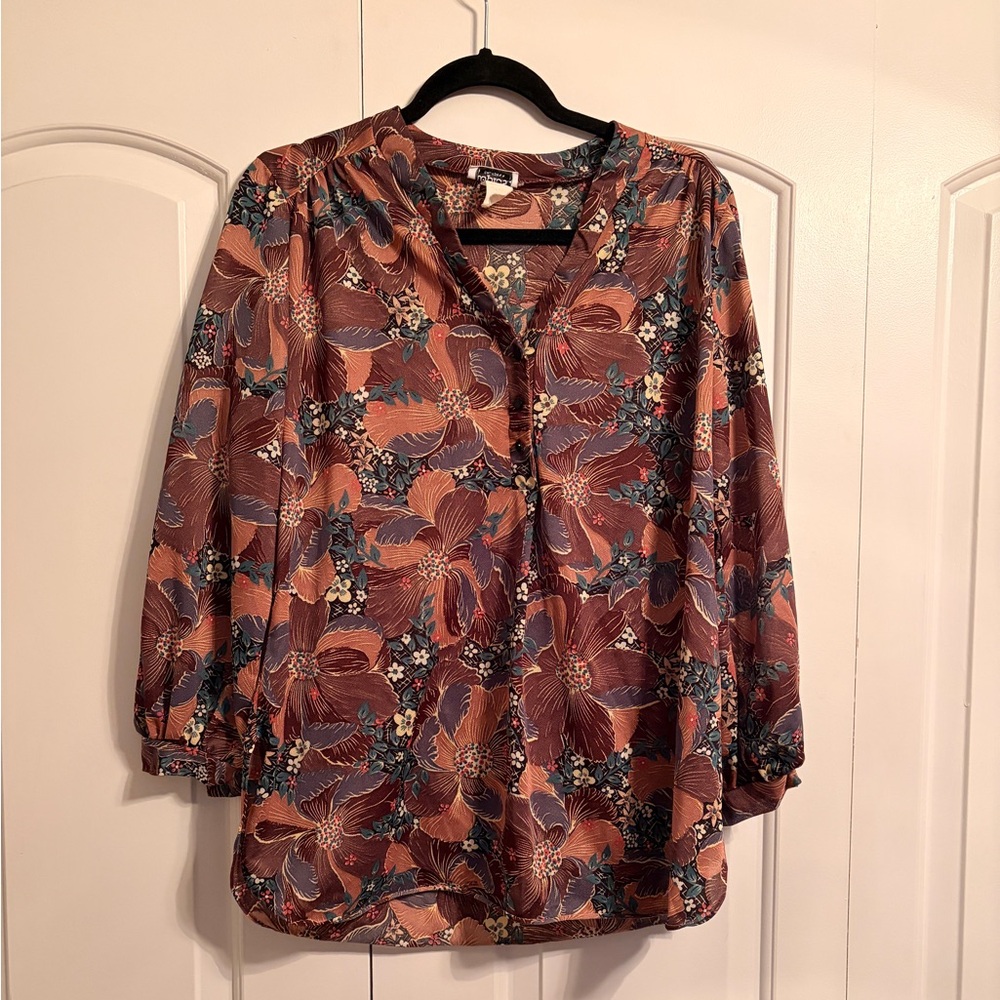 Floral Print Women's Top